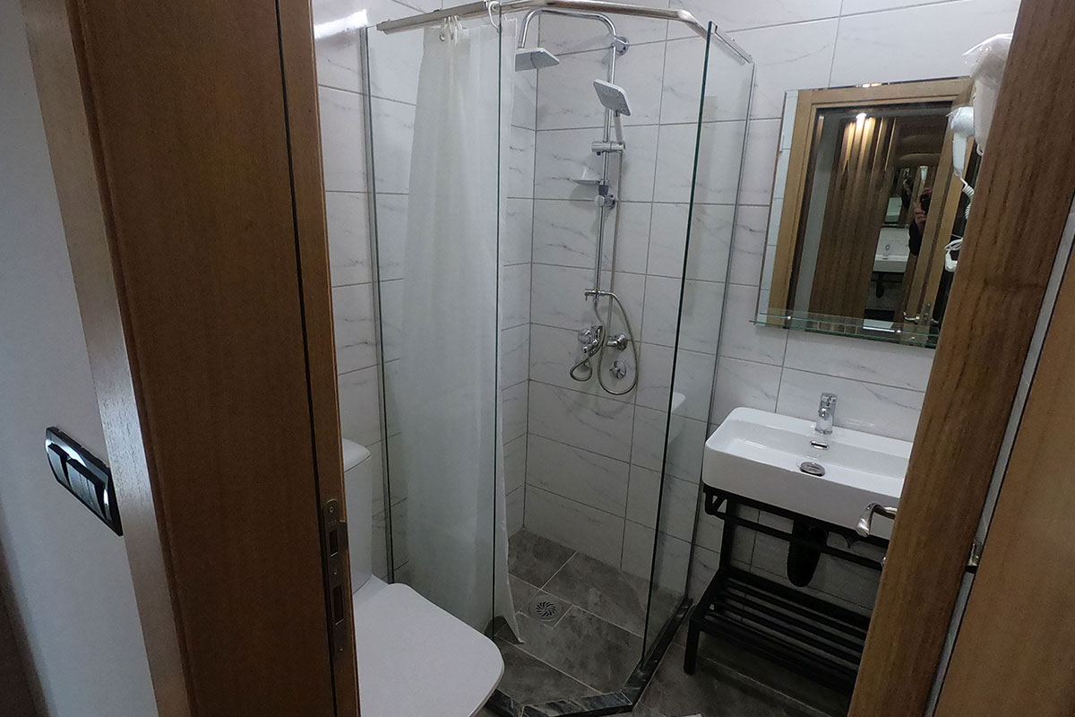 In-room bathroom