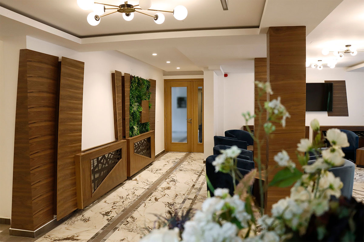 Lobby seating