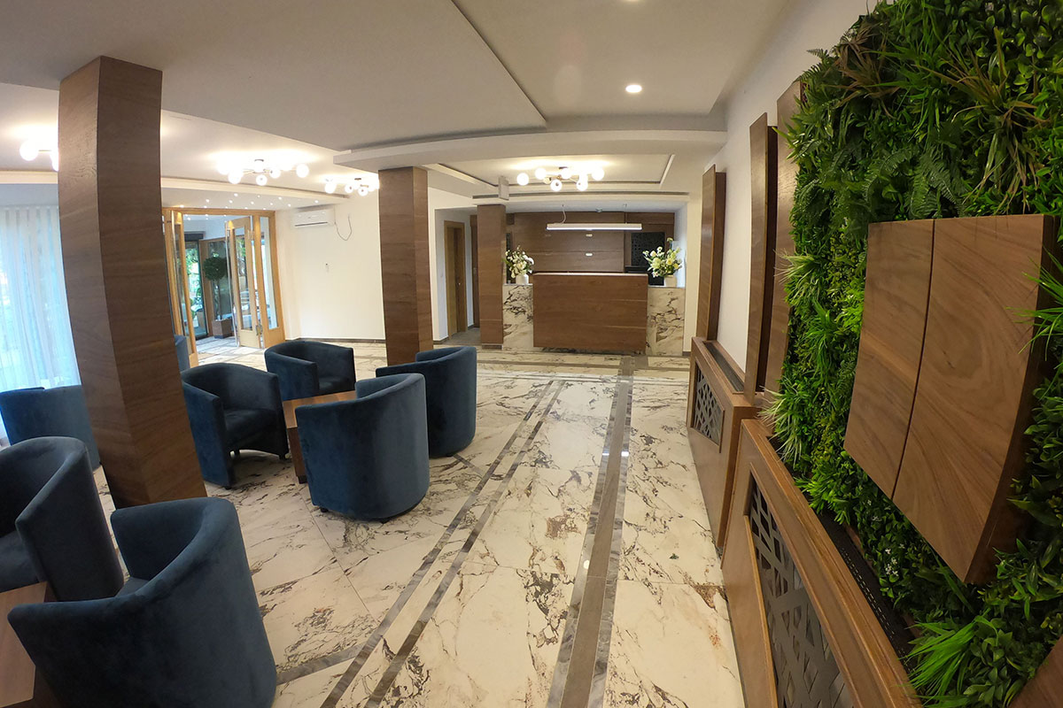 Hotel lobby